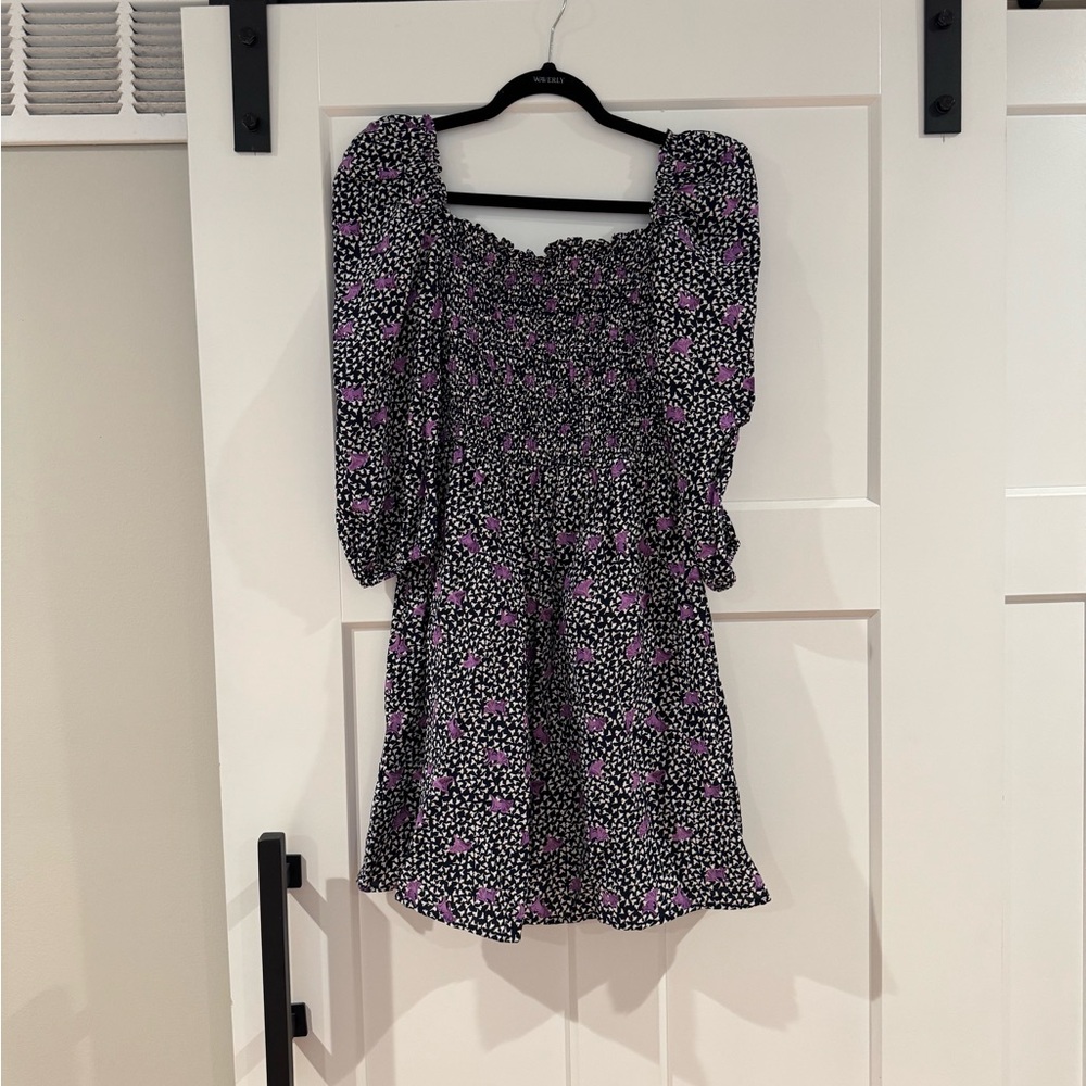 Maje Women’s‎ Rappa Floral Print Smocked Dress